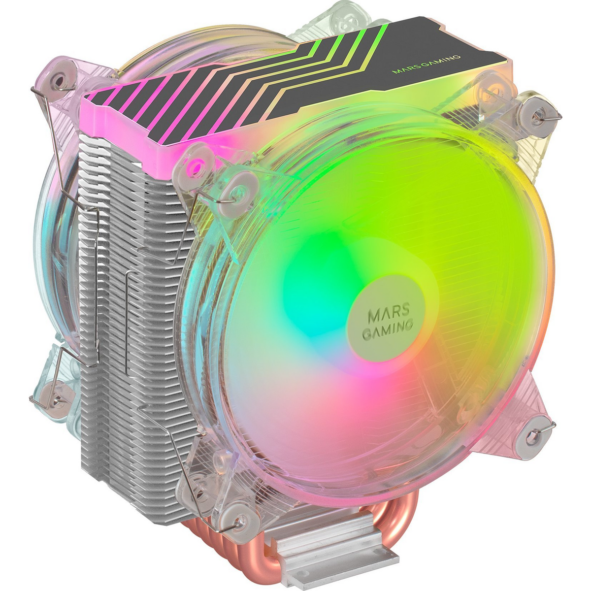 Mars Gaming MCPU66 Processzor Hűtő 12cm RGB Ventilátor